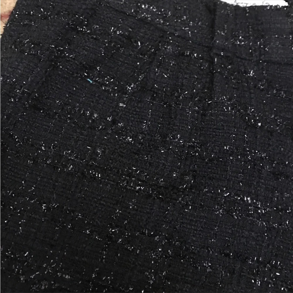 American Rag Metallic Sparkle tweed plaid dress Shorts NWT - Picture 4 of 4